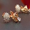 Trendilook AD Cute Flower Jhumki Earring