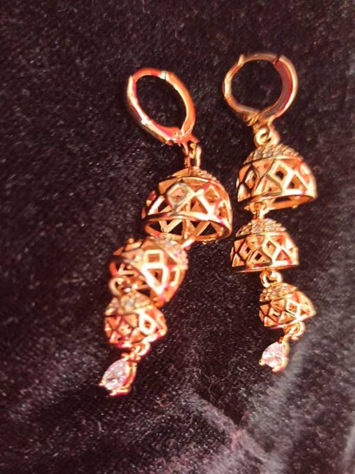 Trendilook AD Layered Jhumki Earring