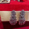 Trendilook German Silver Layered Jhumki