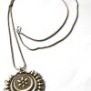 Trendilook German Silver Sunflower Neckpiece