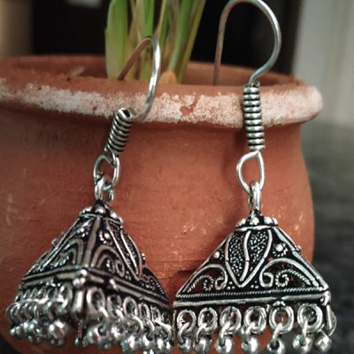 Trendilook German Silver Jhumki