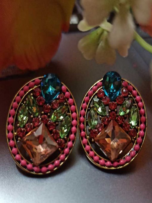 Trendilook Stylish Party Wear Stone Earring