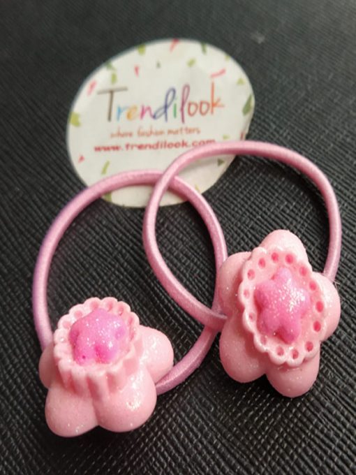 Trendilook Flower Rubberband one Pair