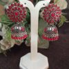 Trendilook Wedding Wear German Silver Kundan Jhumki