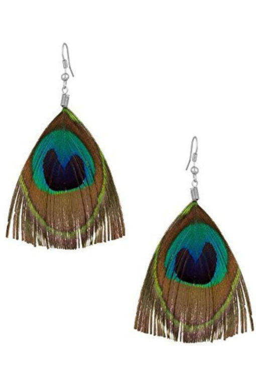 Trendilook Peacock Drop Earring