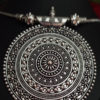Trendilook Premium Quality German Silver Bahubali Neckpiece