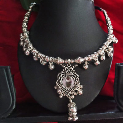 Trendilook German Silver Necklace Set