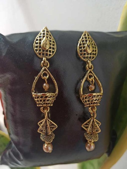 Trendilook German Gold Jhumki