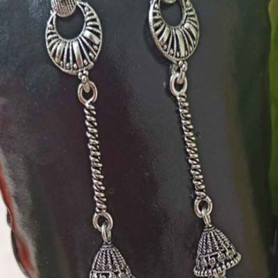 Trendilook German Silver Jhumki