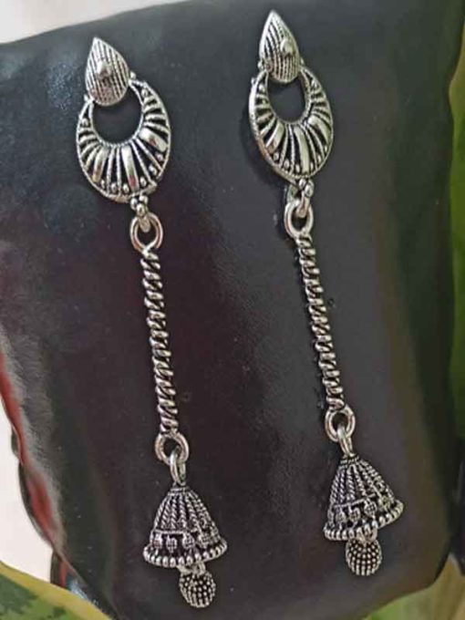 Trendilook German Silver Jhumki