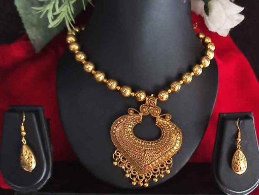 Trendilook Gold Plated Necklace Set