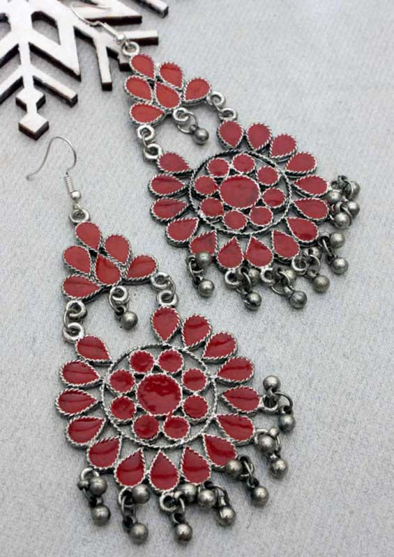 Buy Women's Trendia Bahubali Earrings & Tika Jker_145 - Kamal Johar Rareism  Online at Best Price | Trendia