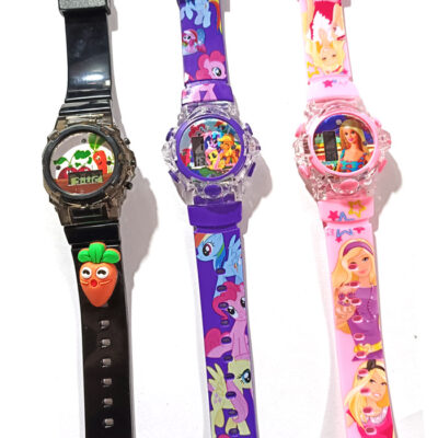 Trendilook Round Musical Digital Watch with Light for Kids Girls