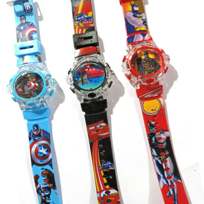 Trendilook Round Musical Digital Watch with Light for Kids Boys
