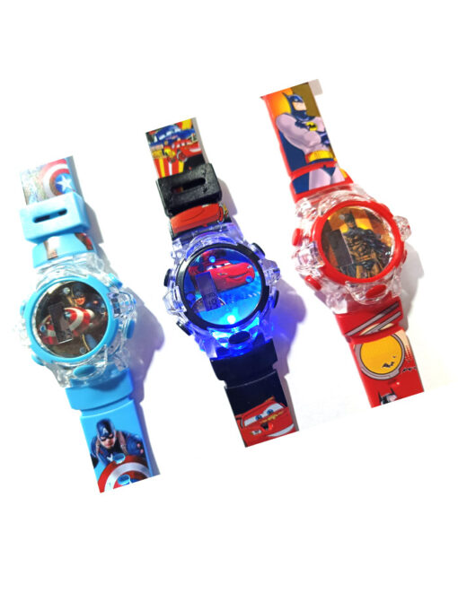 Trendilook Round Musical Digital Watch with Light for Kids Boys