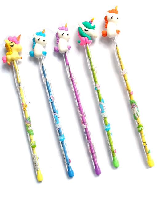 Trendilook Beautiful Unicorn Pencils with Earaser for Kids