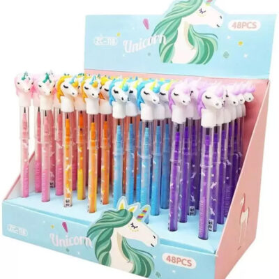 Trendilook Beautiful Unicorn Pencils with Earaser for Kids