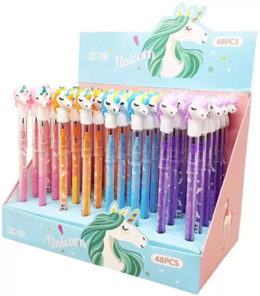 Trendilook Beautiful Unicorn Pencils with Earaser for Kids